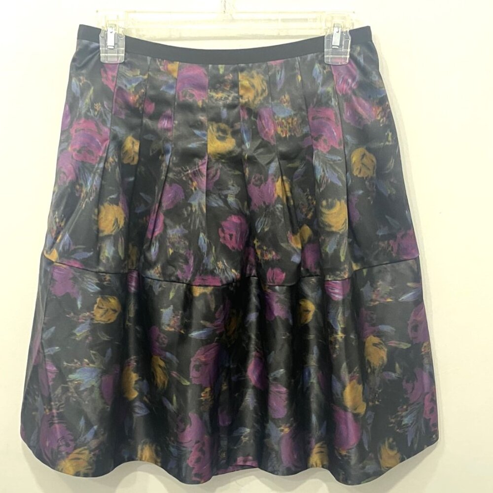 The Limited Floral Pleated Skirt Women's Size 2